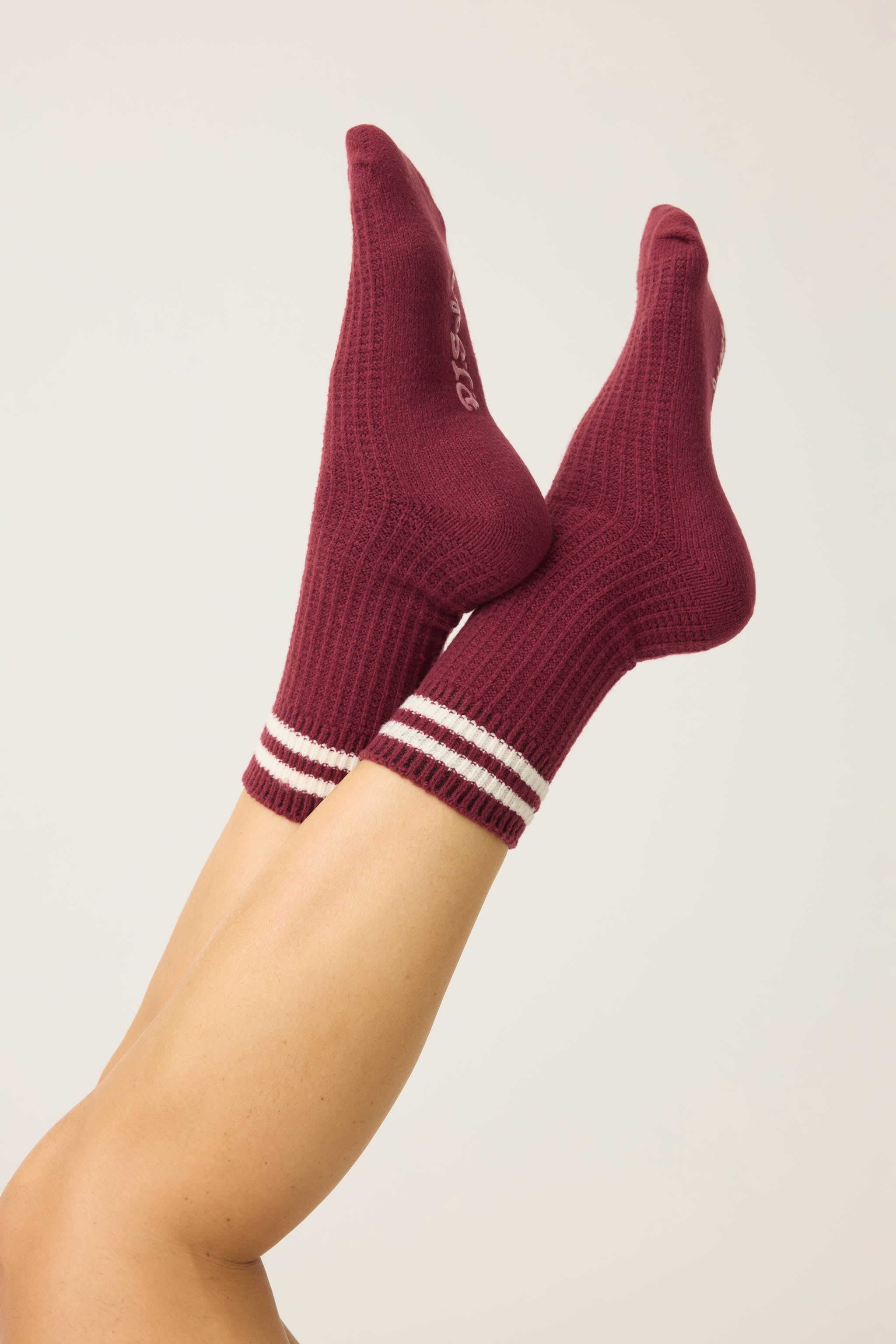 Let's Get Cozy Solid Crew Socks