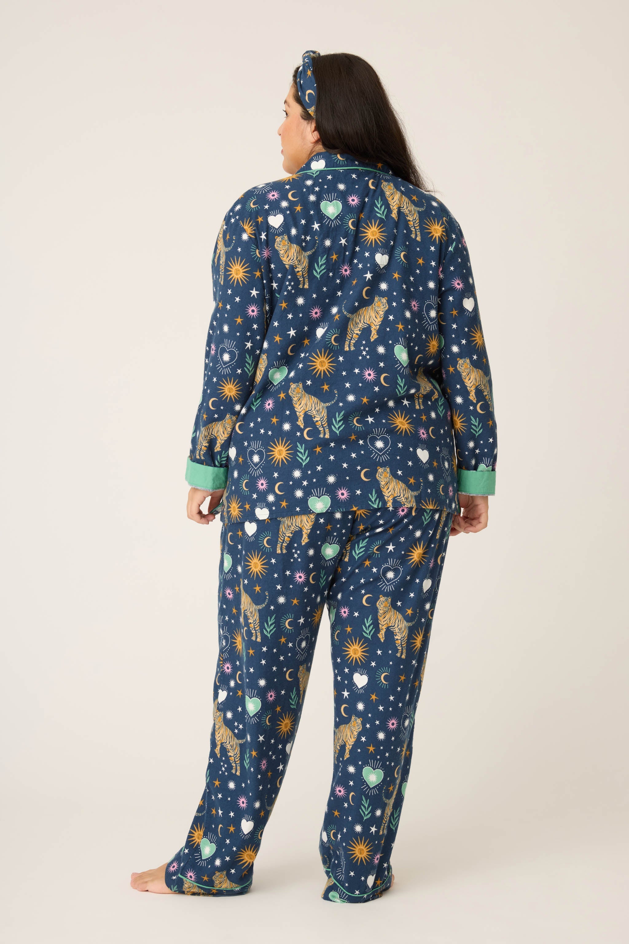 Wild At Heart 3-Piece Plus Size Flannel PJ Set