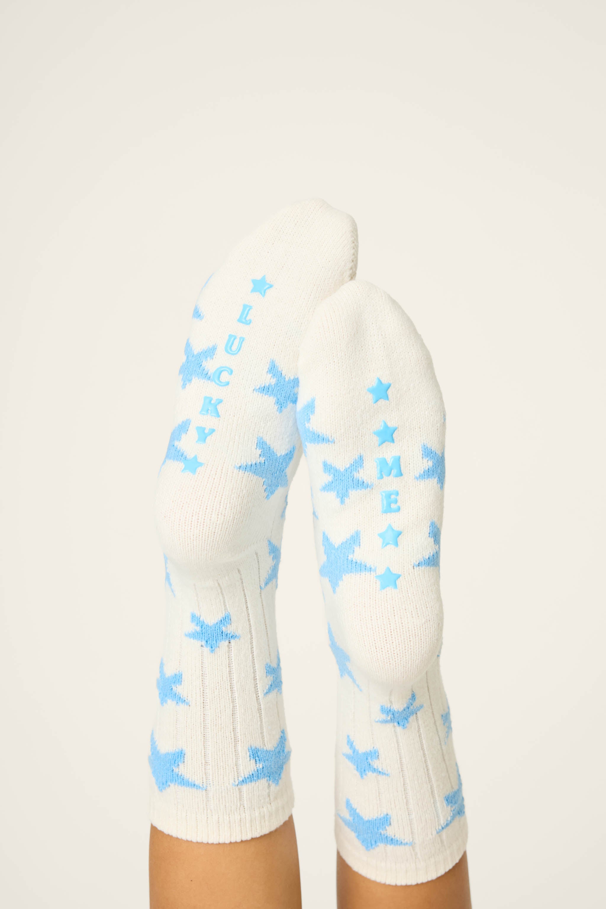 Lucky Me Solid Crew Socks